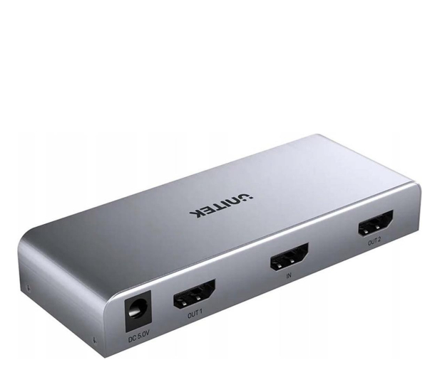 UNITEK Rozgałęźnik sygnału HDMI 1 IN-2 OUT 4K V1130A01-EU - 1295125 - zdjęcie 2